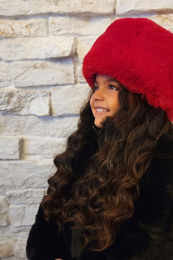Ladies russian style faux fur hats hot sale