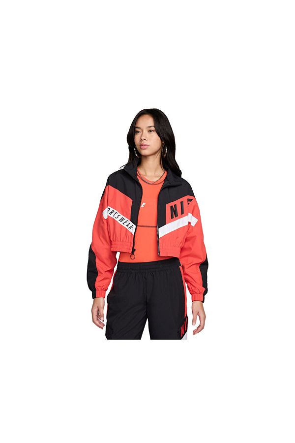 Nike W Nsw Jkt Wvn Street Sw HF5956 696 Red Women s Casual Jacket Trendyol