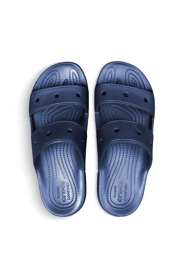 Crocs navy sandals deals
