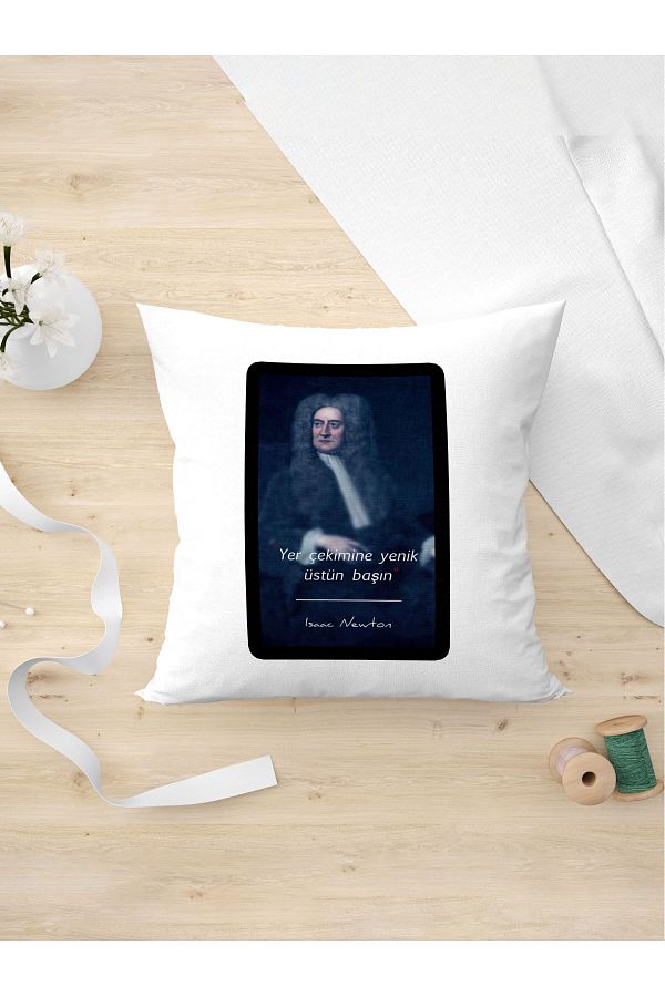 Panorama Ajans-Humorous Scientist Newton Gravity Special Design Pillow Case 1