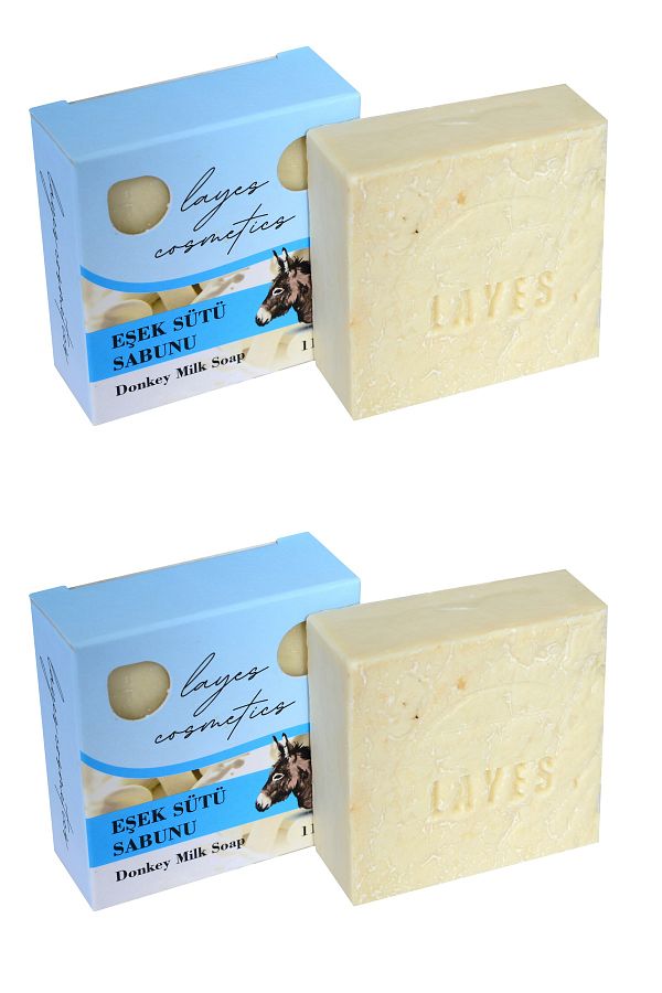 Layes-Handmade Donkey Milk Soap 110 G 2 Pieces 1