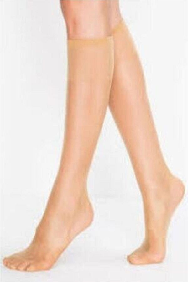 NBB-Nude Colored Lyc Women's Trousers Socks 1