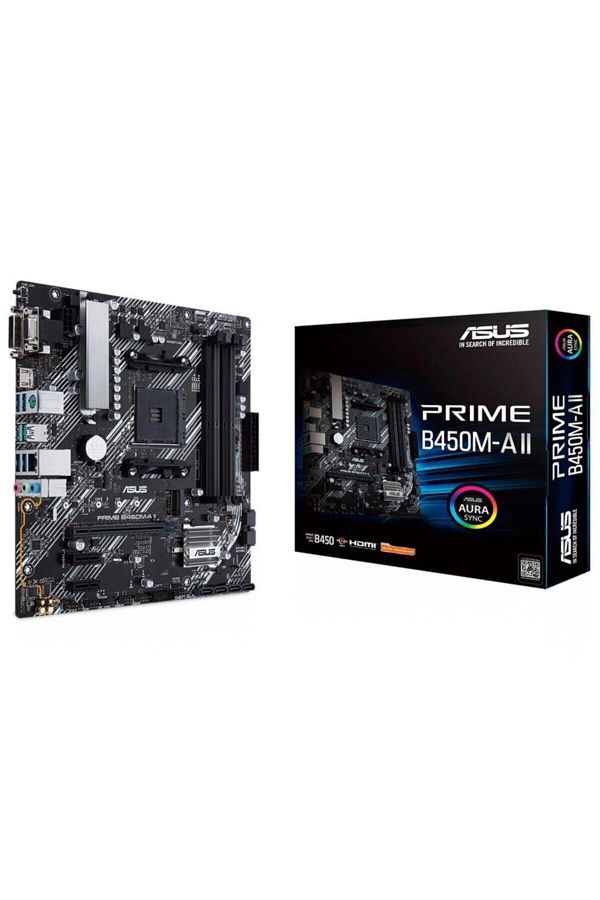 ASUS-Prime B450m-a II Bios Flashback Amd B450 Socket Am4 Ryzen Ddr4 4400mhz(o.c.)M.2 AMD Motherboard 1