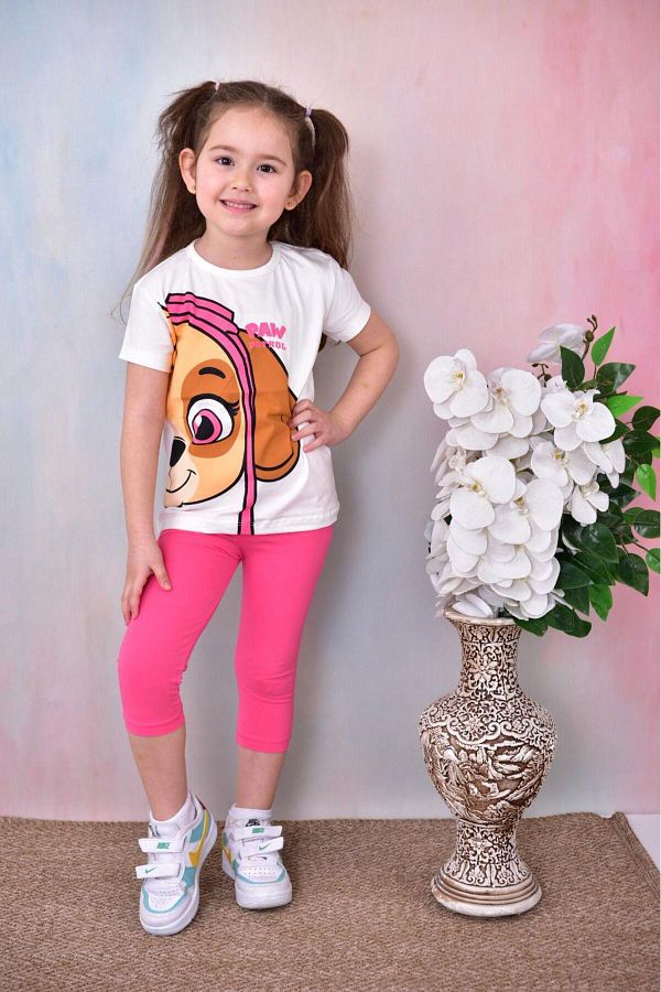 Girls dog leggings sales