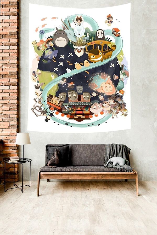 Spirited away wall tapestry best sale