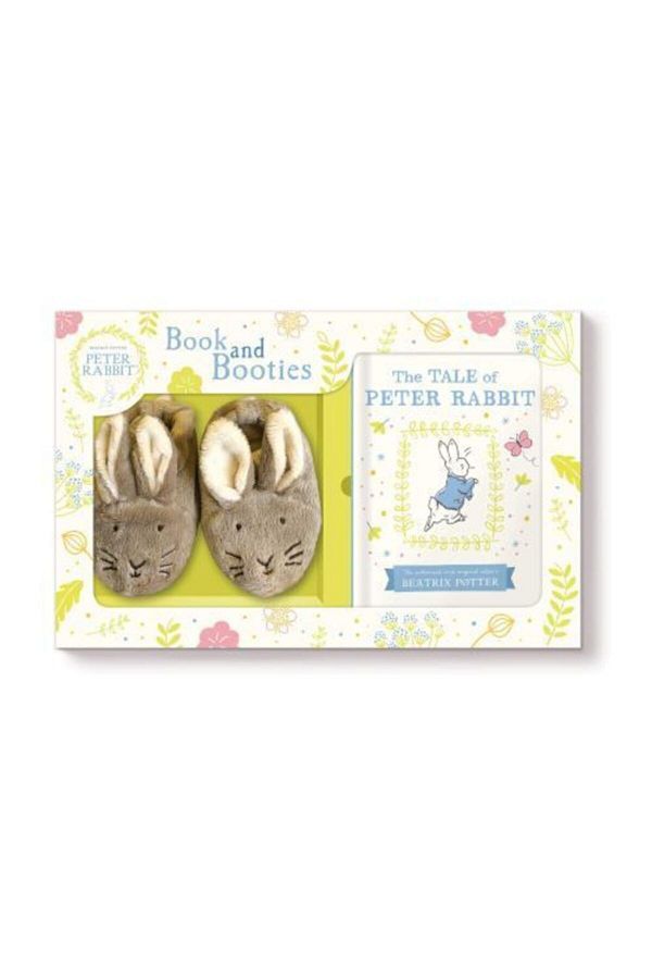 Penguin Books-Tale Of Peter Rabbit Book And First Booties Gift Set 1