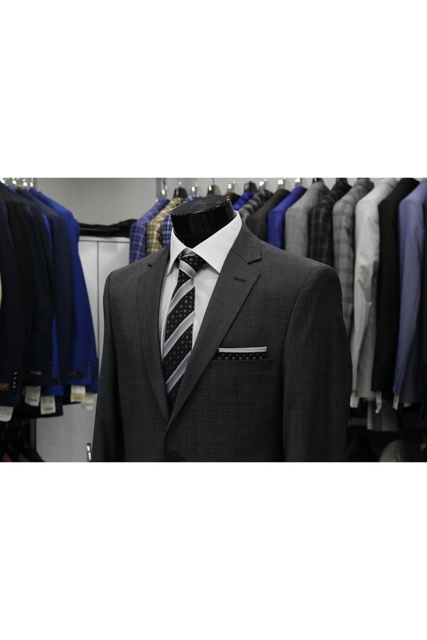 ENRICO MASAROTTI MEN'S SLIMFIT SUIT DRESS