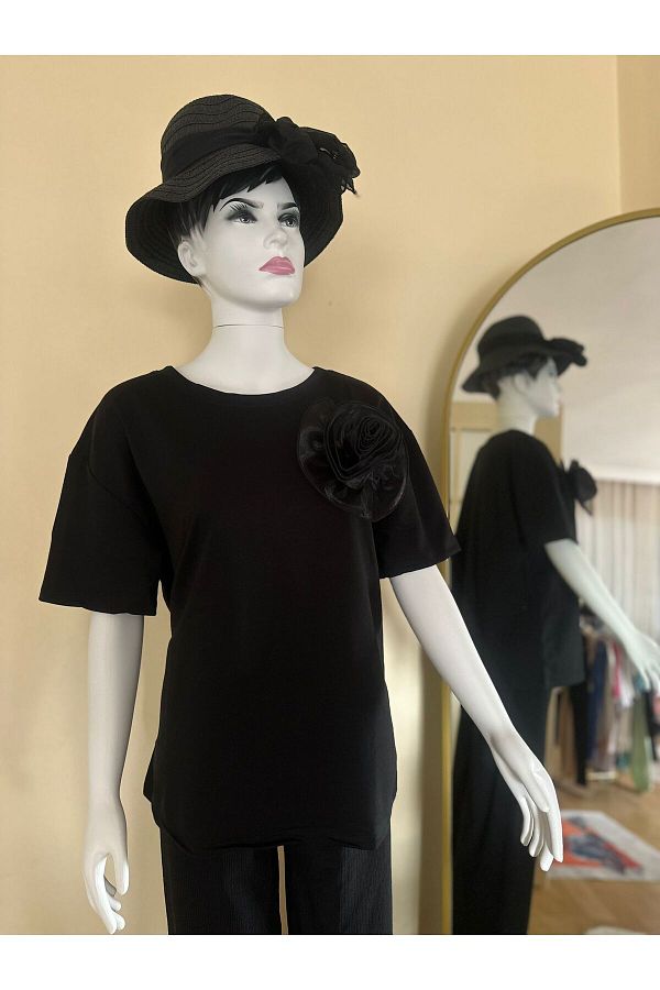 Black rose blouse best sale
