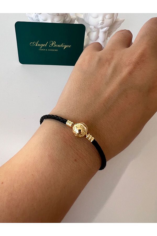 Angelboutique Leather String Bracelet Stylish and Comfortable Design Trendyol