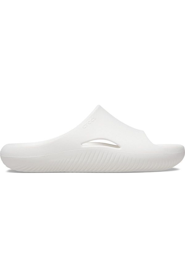 Crocs-Papuci albi unisex Mellow Slide 208392 -100 1
