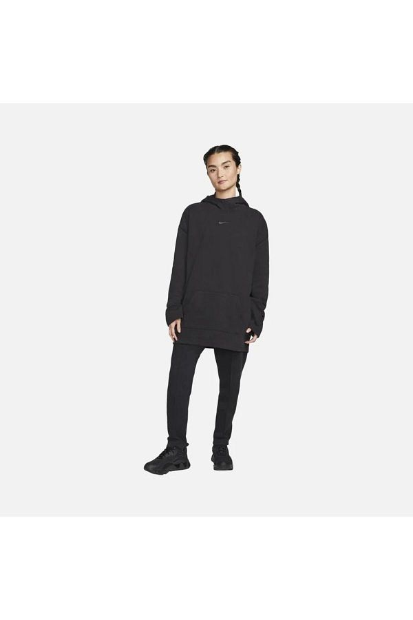 Nike Sportswear Oversize Funnel neck Fleece Hoodie Unisex Wide Cut Sweatshirt Dr7844 010 Trendyol