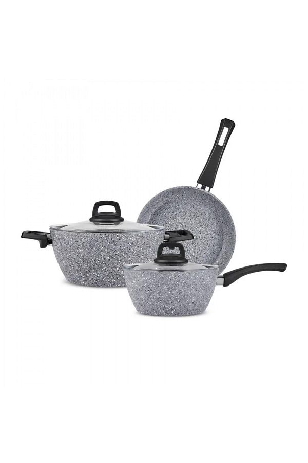 Karaca-Gris Biogranite Kochgeschirr-Set, 5-teilig 1