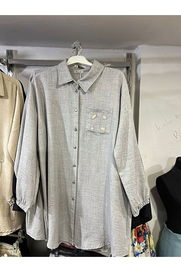 İkizler-PYS Gray Relaxed Cut Double Set 1