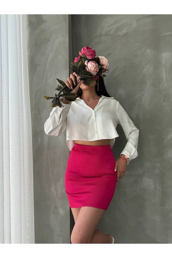 oshebu Women s Mini Pencil Skirt Stylish and Comfortable Trendyol
