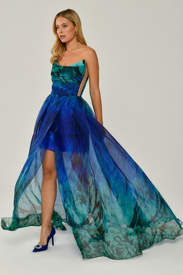 Saks green dress on sale