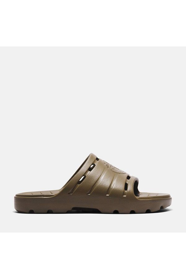 Timberland Get Outslide Slide Unisex Khaki Slippers Tb0a5w913271 Trendyol