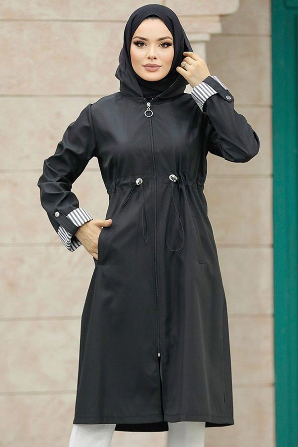 Striped trench coat sales