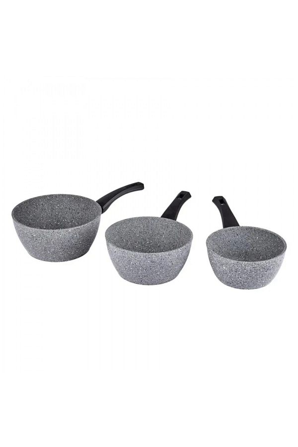 Karaca-Gris Biogranit Induktions Milchtopf-Set, 3-teilig 1