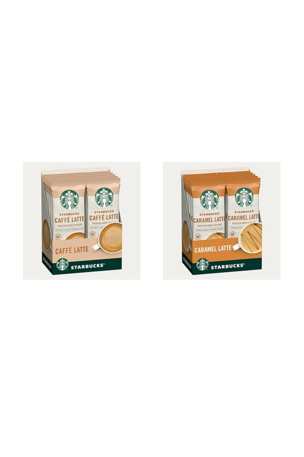 Starbucks-Latte Series Premium Coffee Blend Set (caffe Latte-caramel Latte) 1