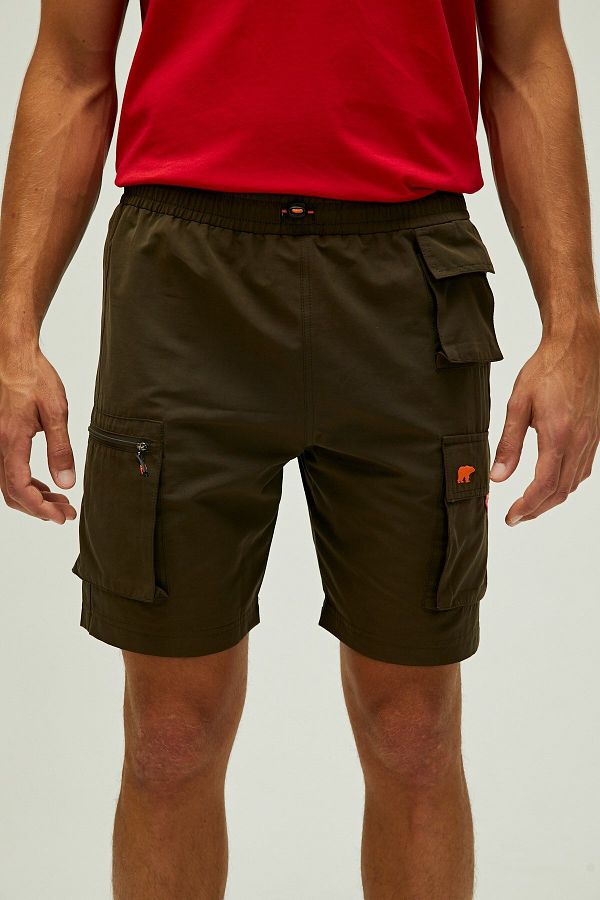 Bad Bear Toleda Khaki Green Cargo Pocket Men s Shorts Trendyol