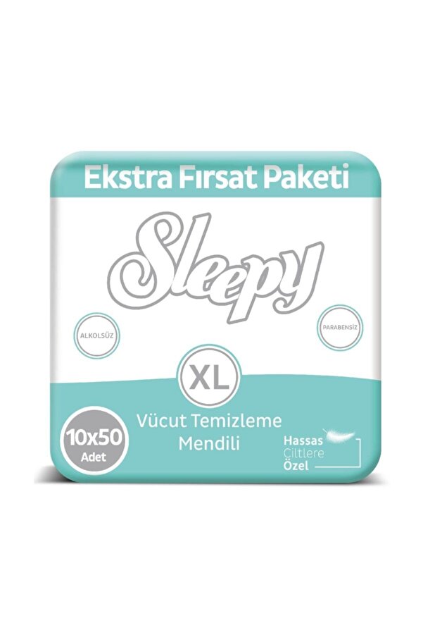 Sleepy Vücut Temizleme 10x50 Adet