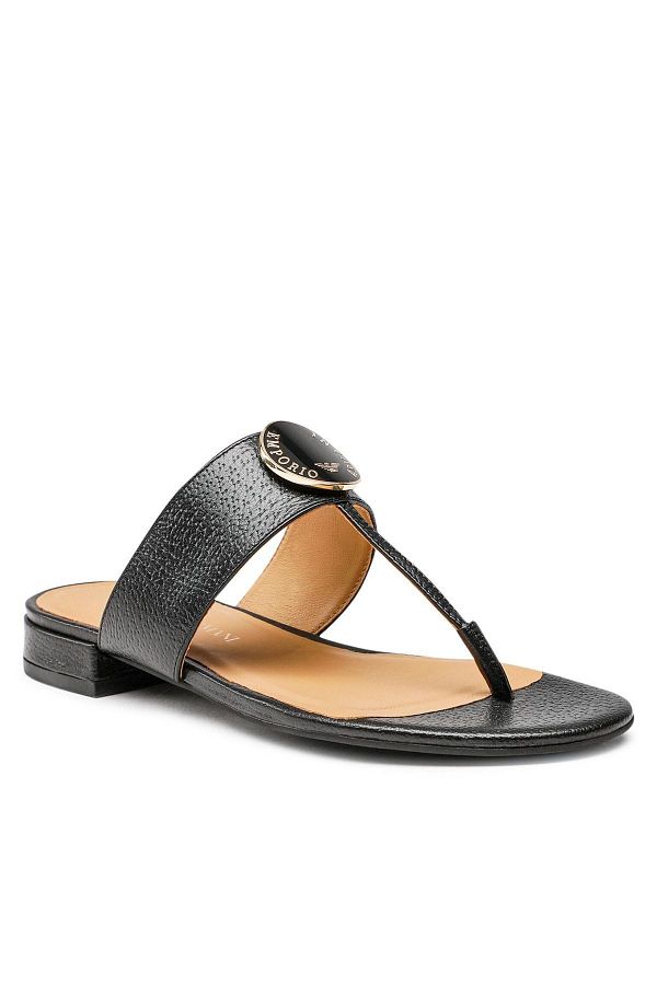 Emporio Armani Women s Thin Sole Flip Flops Black Sandals X3q078 Xf636 s y Trendyol