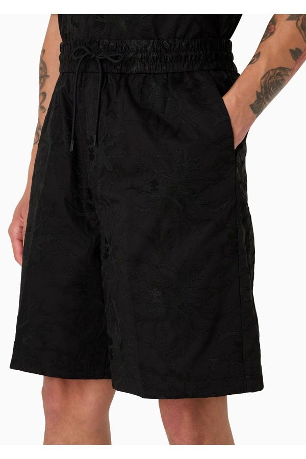 Emporio Armani Men s Patterned Standard Size Daily Use Black BERMUDA 3D1PT9 1NQMZ 0999 Trendyol