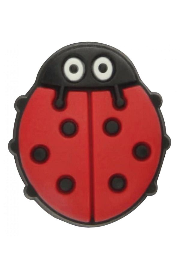 Crocs-Ornament pentru papuci de pantofi Jibbits Red Buburuza 1