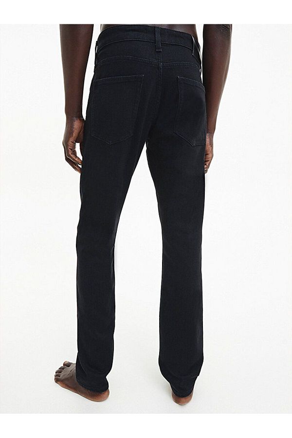 Calvin Klein Black Jeans Regular Waist Slim Fit Straight Leg K10K111239 1BY Trendyol