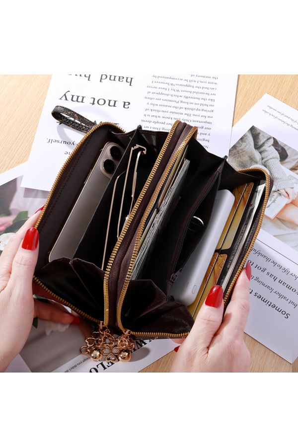Long clutch wallet deals