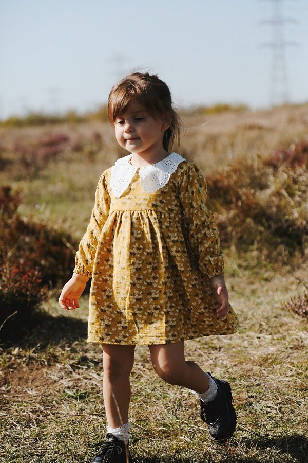 Baby Animals-Baby Mädchen Kinder Geburtstag Party Hochzeit Kleid Gefüttert Kinderkleidung Kleinkinderkleidung Mädchen Elbmuslin 1