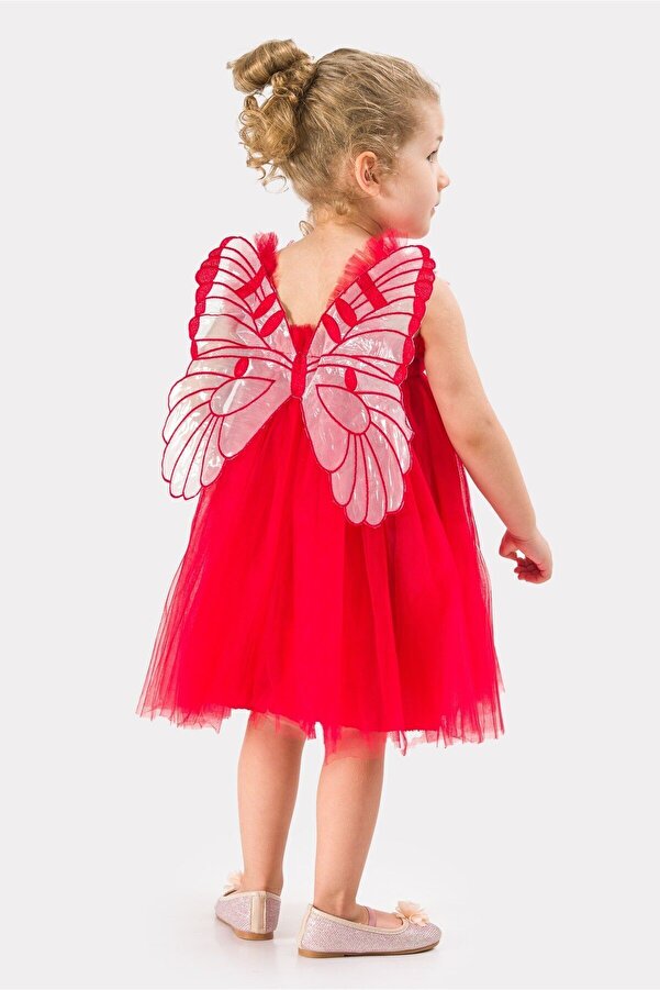 Baby Animals Kız Bebek Kız Çocuk Doğum Günü Parti Yazlık Elbise Tüllü Tütü Astarlı Bebek Takım