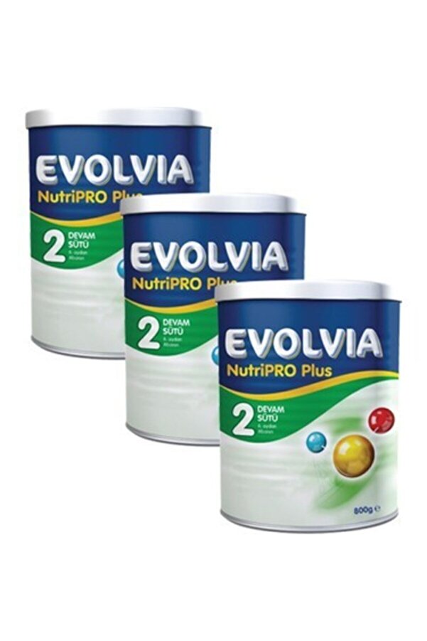 Evolvia 2 Devam Sütü Nutripro Plus 800 Gr 3 Adet