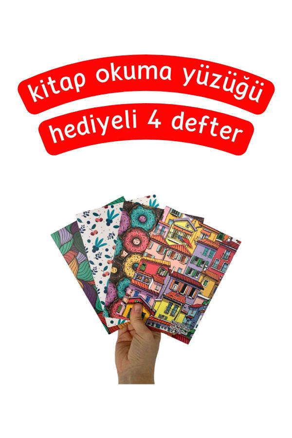 Pembe Pasaj-Set of 4 Notebooks with Mixed Figures 1