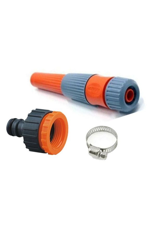 Kubermatu-Garden Irrigation Set of 3 Faucet Adapter Adjustable Hose Clamp Adjustable Watering Spray 1