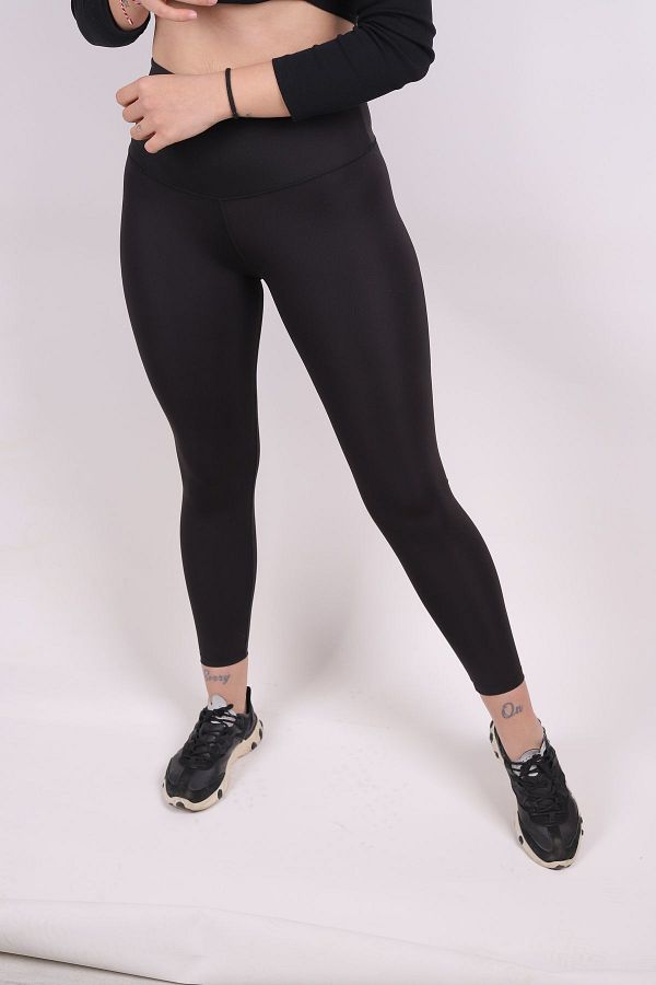 SU T US Black High Waist Recovery Leggings 90 Polyester 10 Elastane Trendyol