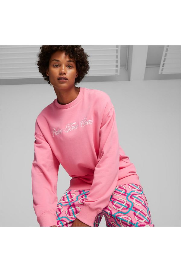 Puma Sweatshirt Pink Regular fit Trendyol