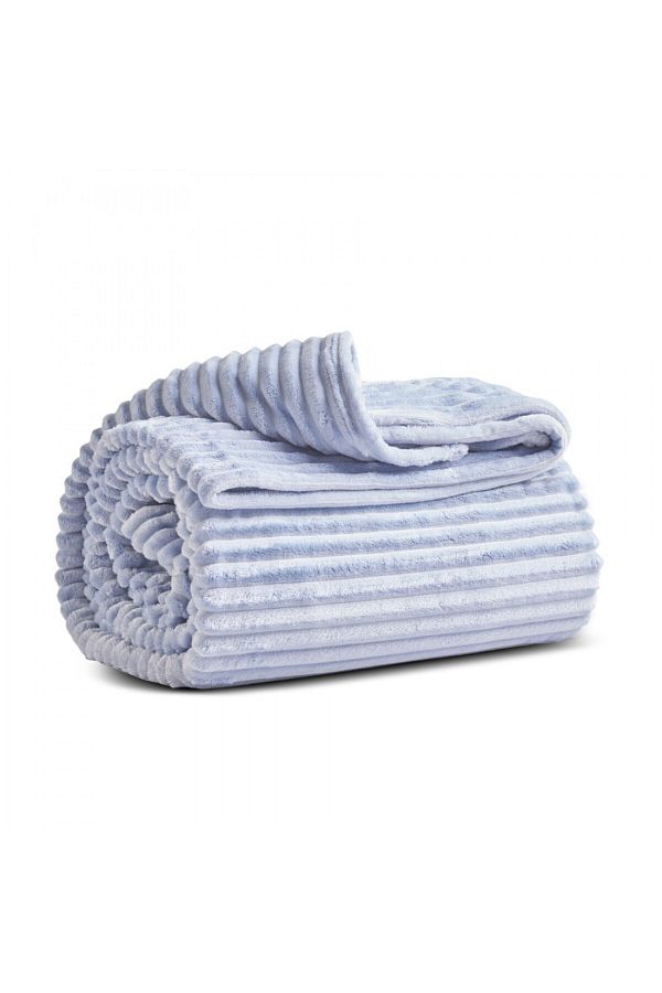 Karaca-Ruby Stripe Einzel-Wohndecke, Blau 1