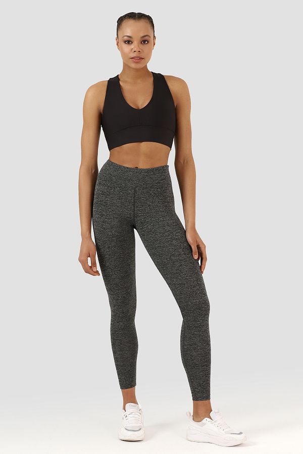 Superstacy-High Waist Sports Gray Leggings 1