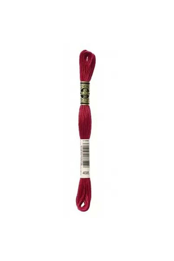 Dmc-Muline Hand Embroidery Threads - 8 M - Color No 498 1
