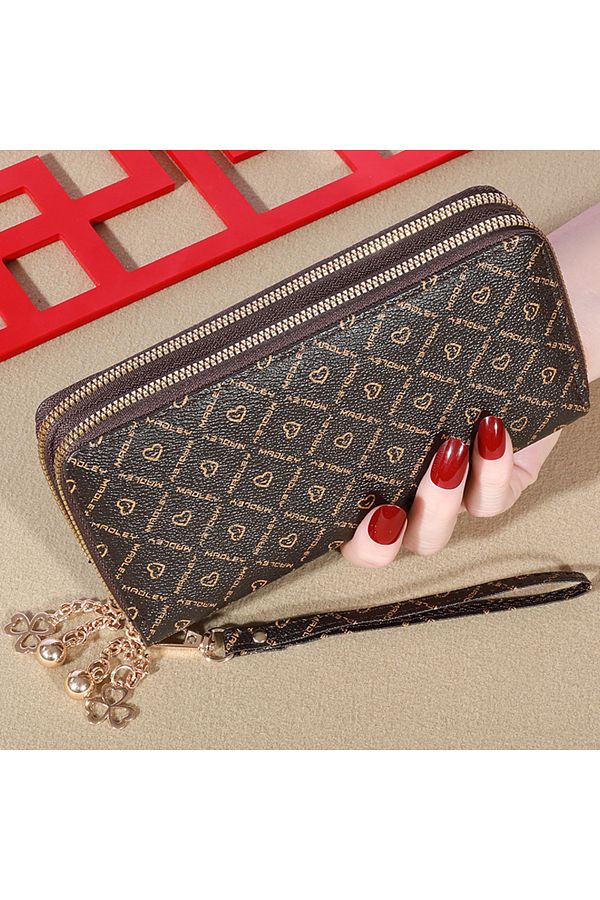Long clutch wallet sales