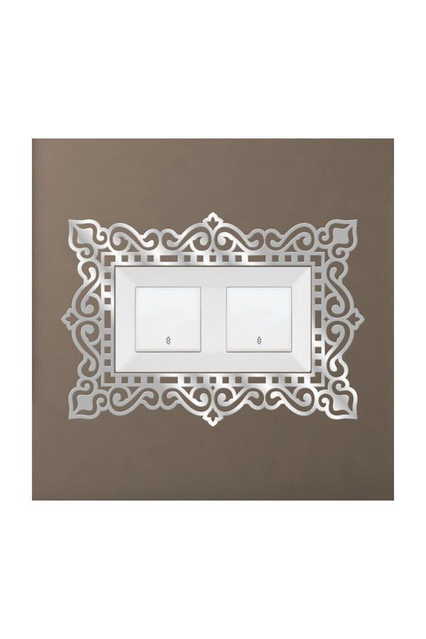 Tual Tasarım-Decorative Plexi Socket Switch Button Frame 1