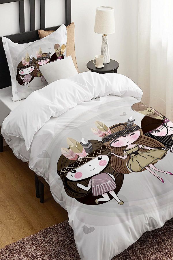 Little girl duvet cover top