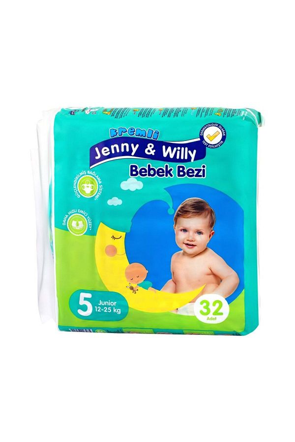 Jenny & Willy-Baby Diapers Vegan Size 5 12-25 Kg 32 Pieces 1