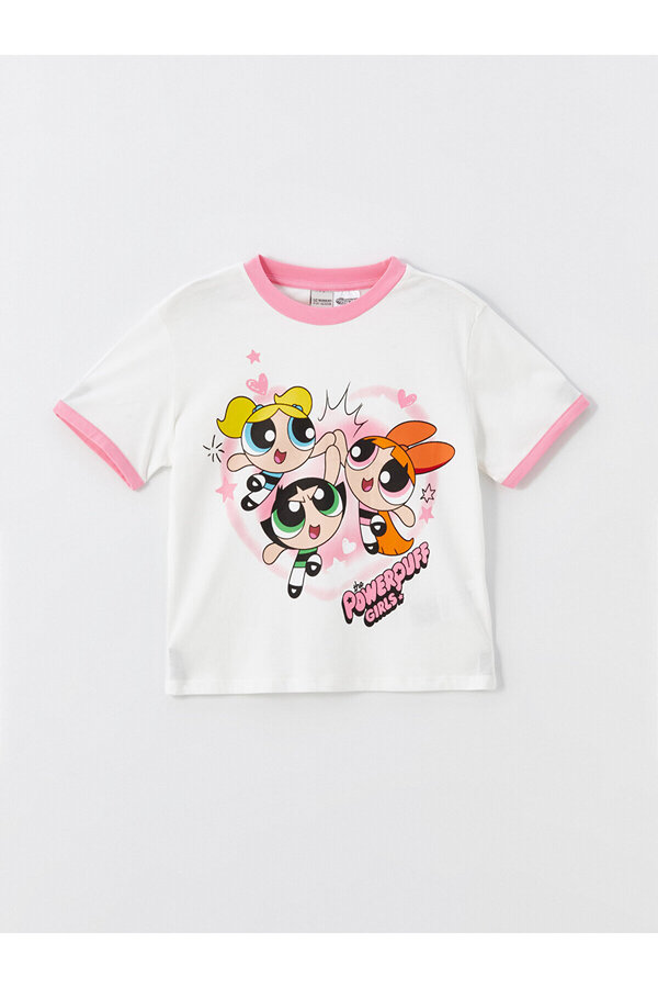 LC Waikiki PowerPuff Girls bedrucktes LCW-T-Shirt für Mädchen