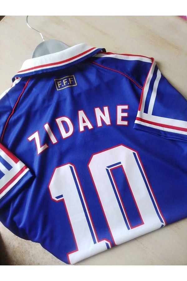 Armageddon Zinedine Zidane Retro Patterned France Jersey T shirt Trendyol