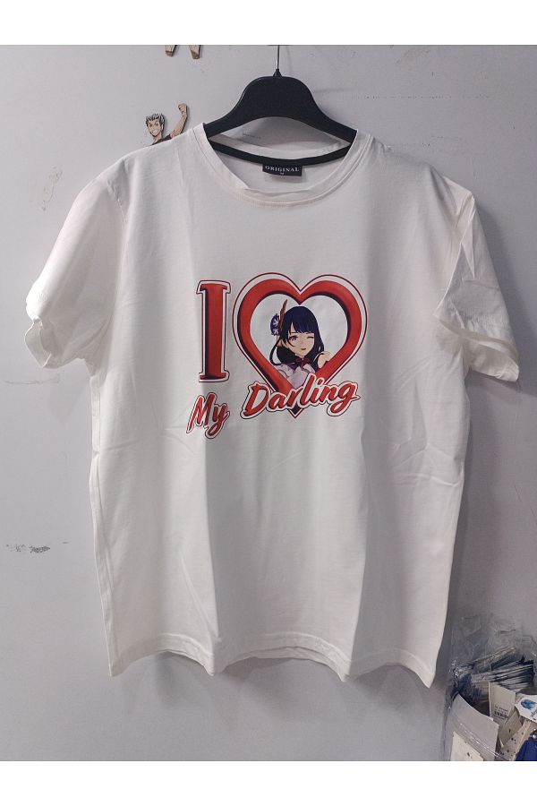 galaxyboutique-Genshin Impact Raiden Unisex T-shirt - My Darling 1