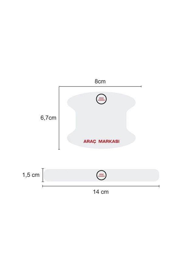 DKELEKTRONİK-Renault Vel Satis - Door Anti-Scratch Set Compatible for All Vehicles 1