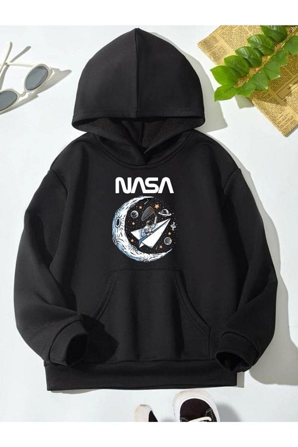 Hoodie nasa black top