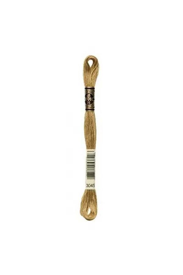 Dmc-Muline Hand Embroidery Threads - 8 M - Color No 3045 1